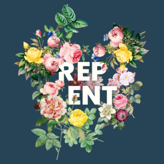 Repent - Women's Fine Jersey Boxy Tee Design