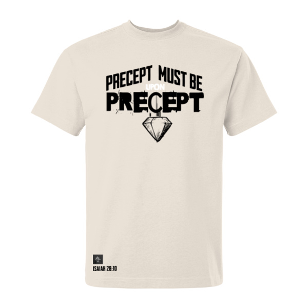 Line Upon Line - Super Heavyweight Tee Thumbnail