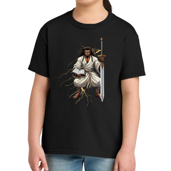 Hebrew Samurai Midweight Youth Tee Thumbnail